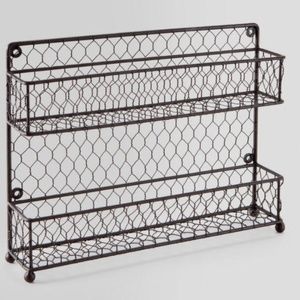 World Market - Wire Two-Tier Spice Rack (Set of 2)